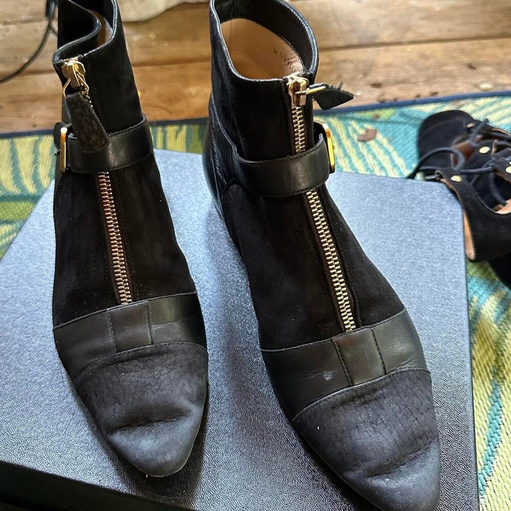 Authentic Chanel chelsea boots